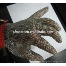 stainless steel chain mail mesh gloves for butcher